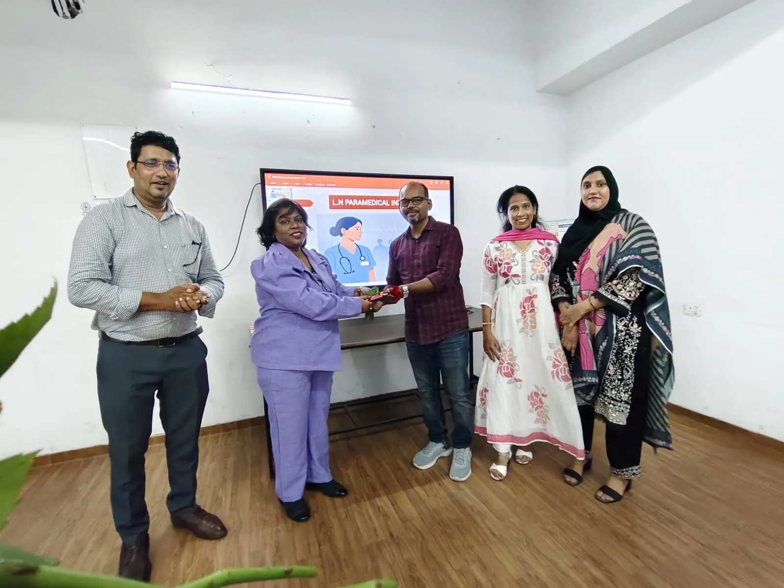 Faculty felicitation ceremony at the institute